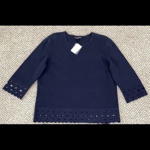 Saks Fifth Avenue Cut Out Sweater XL